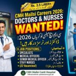 CMH Mailsi Jobs 2026 | Specialist, Medical Officer & Staff Nurse Vacancies