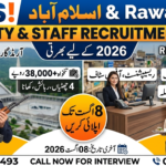 Armed Guard & Receptionist Jobs 2026 in Islamabad | Security Guard, Office Staff & Driver Vacancies