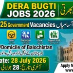 District Council Dera Bugti Jobs 2026 Announced