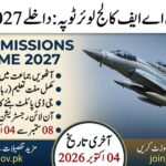 PAF College Lower Topa Murree Admission 2027 for Class 8 – Apply Online Before 4 October 2026
