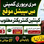 Latest Murree Brewery Canteen Jobs 2026 : Apply Now