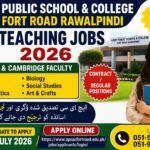 Army Public School & College Fort Road Rawalpindi Jobs 2026 | APS&C Teaching Faculty Vacancies
