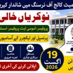 Gambat College of Nursing GCON Jobs 2026 Apply Online | PAQSJIMS Nursing Faculty Vacancies